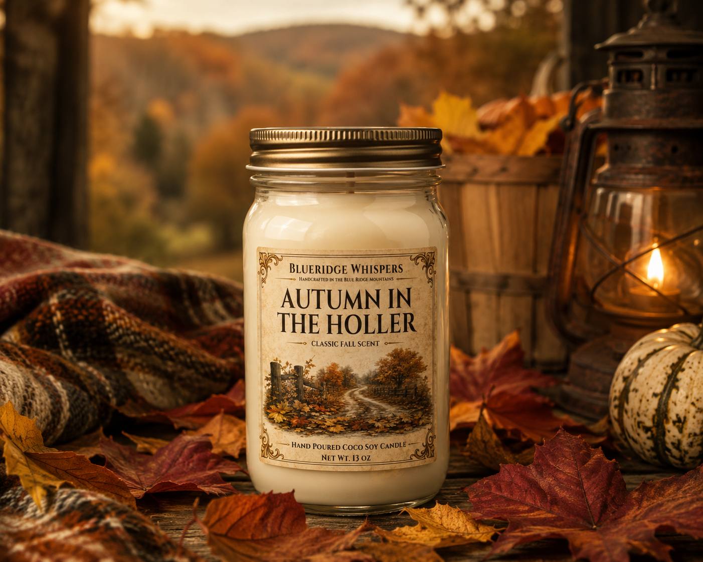 Autumn in the Holler | Hand-Poured Mountain Fall Candle
