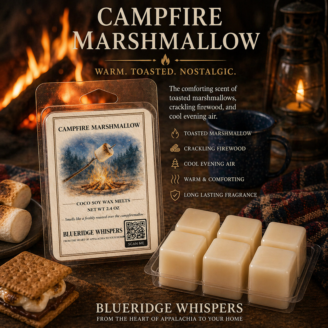 Campfire Marshmallow Soy Wax Melts